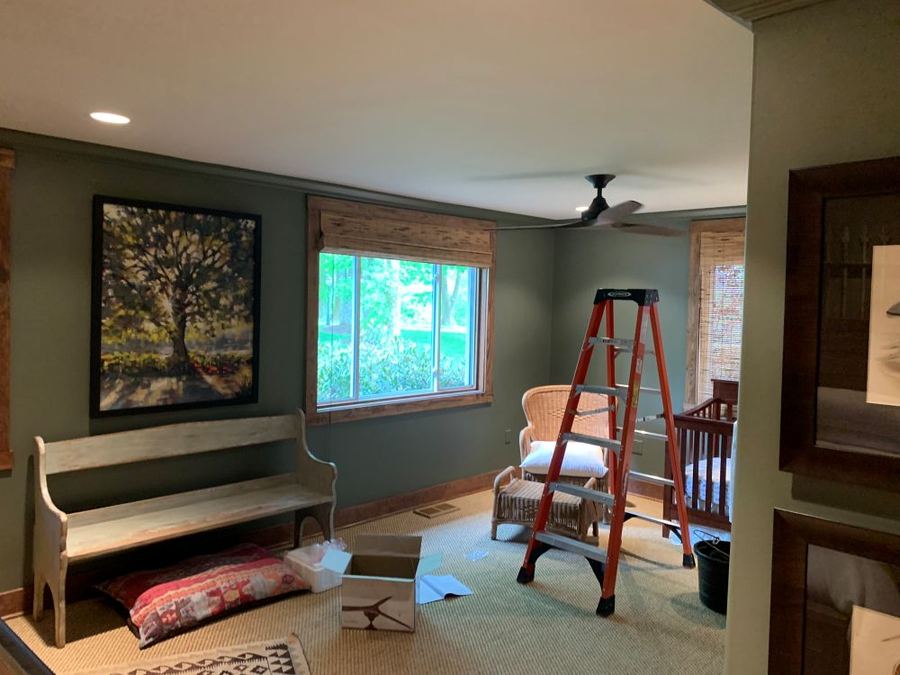 Ceiling fan and lighting fixture upgrade in Center Hill, TN