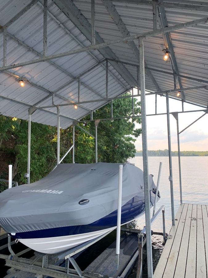 New boat dock wiring and lighting installation in Mt. Juliet, TN